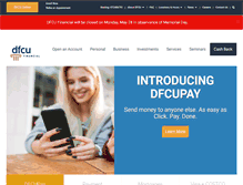 Tablet Screenshot of dfcufinancial.com